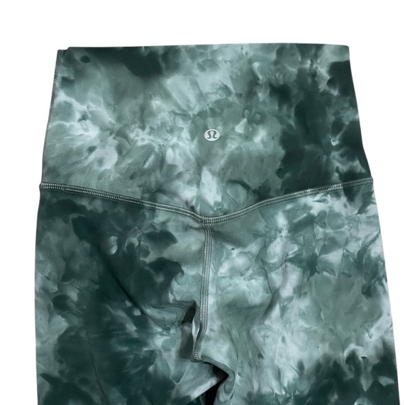 Lululemon Align High Rise Pant 28" Diamond Dye Starlight Spruce Green Size 2 - Picture 4 of 8